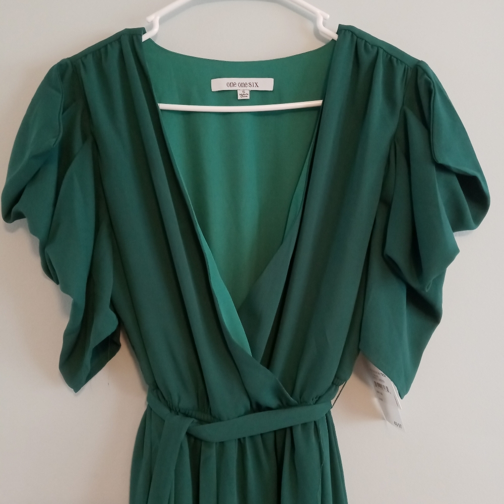 One One Six Forest Green Maxi Dress - Picture 2 of 5